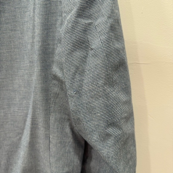 Alfani Slim Fit Light Blue Herringbone Cotton Blazer Sports Jacket Size 40R - Picture 7 of 8